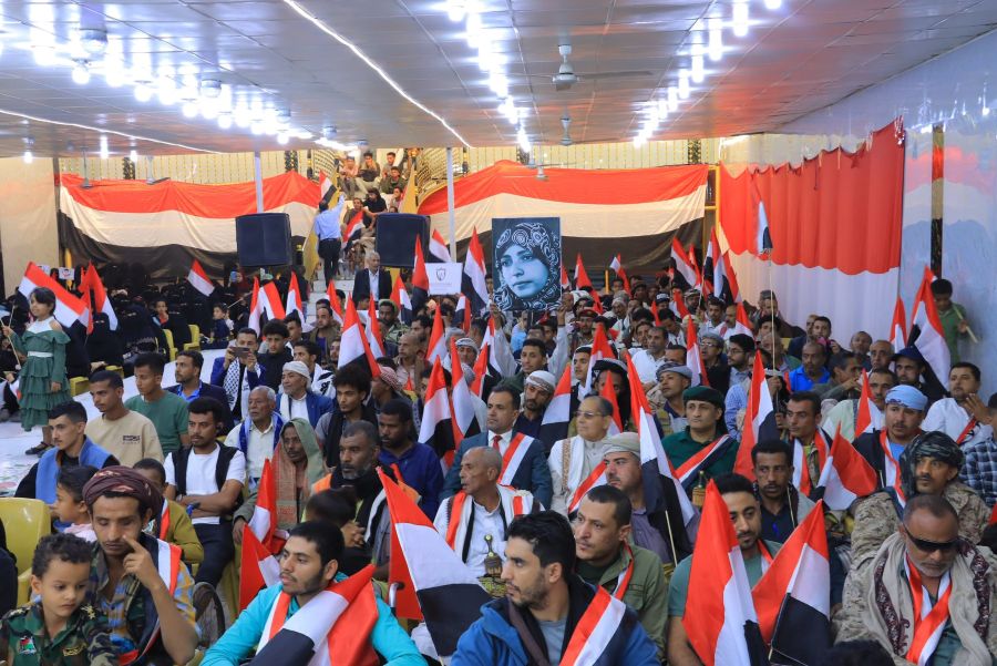 مجلس شباب الثورة يحيي الذكرى الـ15 لثورة فبراير في تعز ويؤكد التمسك بمشروع الدولة المدنية